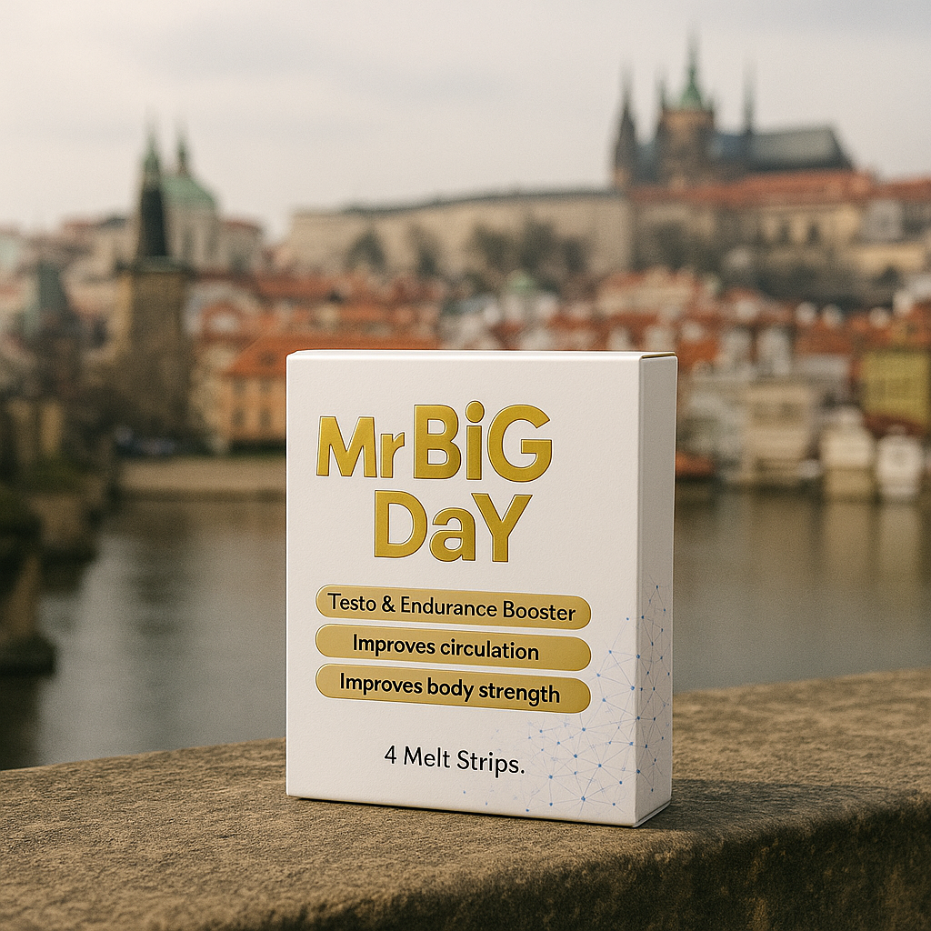 Mr. Big Day – Natural Male Vitality & Performance Booster & 4 MELT STRIPS per box