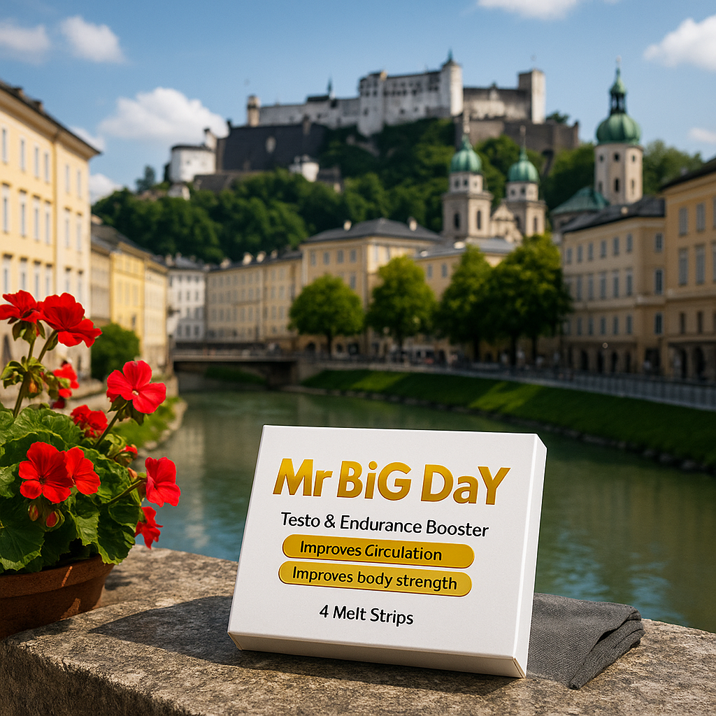 Mr. Big Day – Natural Male Vitality & Performance Booster & 4 MELT STRIPS per box