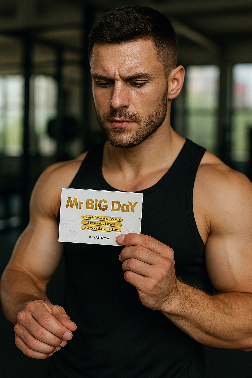 Mr. Big Day – Natural Male Vitality & Performance Booster & 4 MELT STRIPS per box